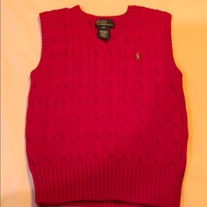 Polo Pullover Sweater Vest